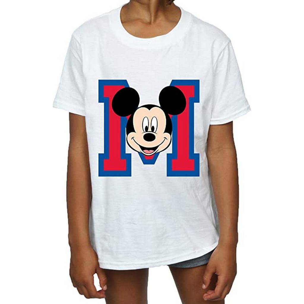 Disney Girls M Mickey Mouse Cotton T-Shirt