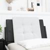 Vidaxl Headboard Cushion, Black and White, 90 Cm, Faux Leather