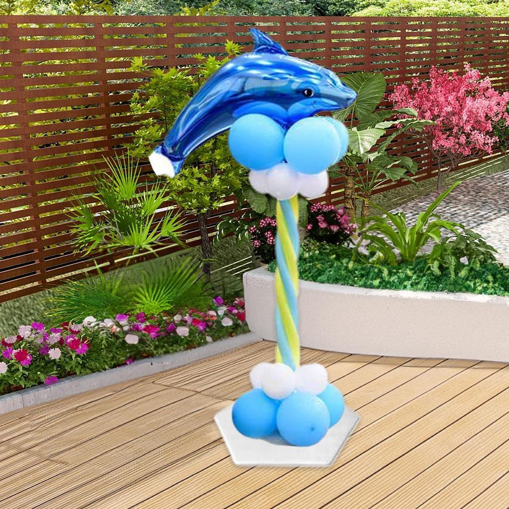 Balloon Stand Adjustable Balloon Column Stand Set Reusable Telescopic Pillar Stainless Steel Height Adjustable Party Decorations