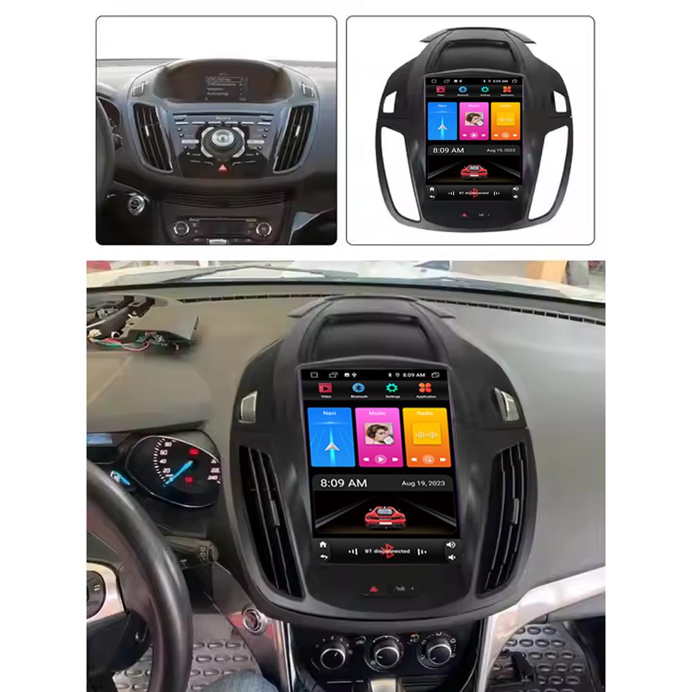 9.7 Inch Android Car Radio For Ford Kuga 2 Escape 3 2012-2019 4G Wireless CarPlay Multimedia Player GPS BT Head Unit WIFI Audio