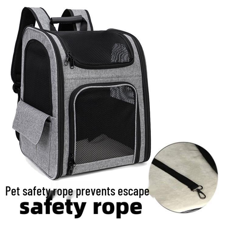 Składany plecak dla zwierząt: Rozszerzalna, o dużej pojemności, przenośna walizka dla psów i kotów