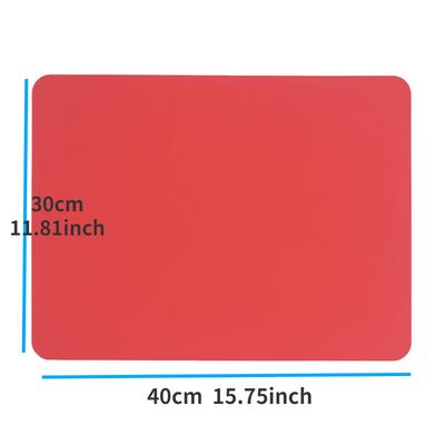 Rectangle 30*40cm Silicone Place Mats Heat Resistant Non Slip Table Mats