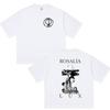 Rosalia Lux Tour 2026 Merch T Shirt Unisex Women Vintage Hip Hop Pop Short Sleeve T-shirts Casual Fashion Cotton T-shirt Streetwear