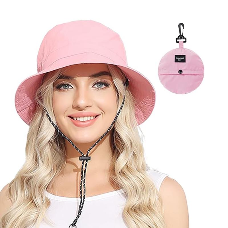 Fashion Packable Fisherman Hat Men Women UV Protection Waterproof Bucket Sunhat Outdoor Camping Mountaineering Caps