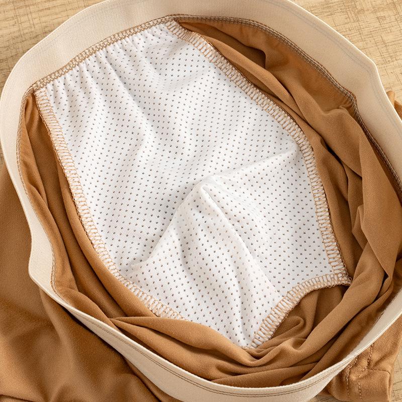 Antibacterial Breathable Men's Underwear Solid Color Loose and Comfortable Plus Underwear for Men
