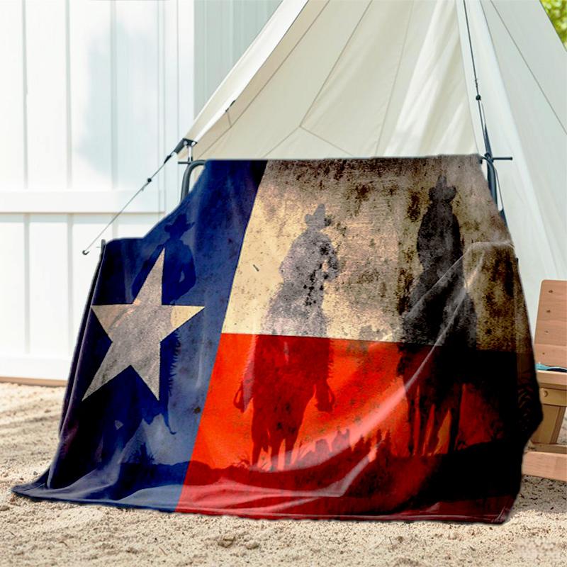1pc flag pattern blanket, all season lightweight home office outdoor nap multifunctional blanket