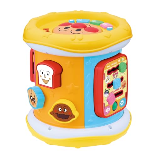 AGATSUMA Anpanman Hand Play Melody Roller (Ages 8 Months and Up)