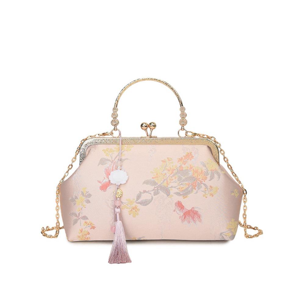 Cheongsam Accessories Chinese Style Handbag Elegant Wrist Bag Trendy Hanfu Clutch Bag  Women