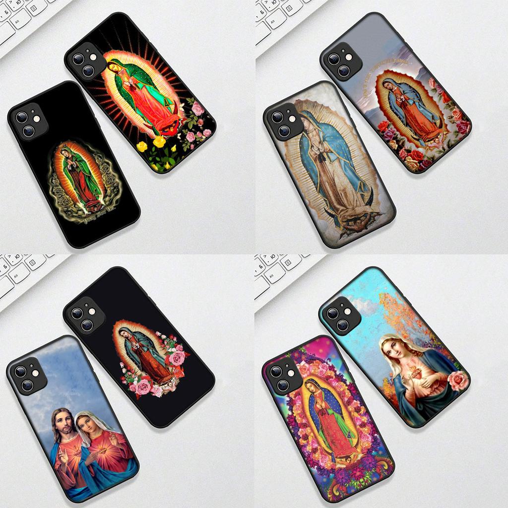 Cover for Samsung Galaxy S25 S24 S23 Fe Ultra Plus S7 Edge A05 A06 A16 A15 A35 Protective Phone Case Virgen de Guadalupe