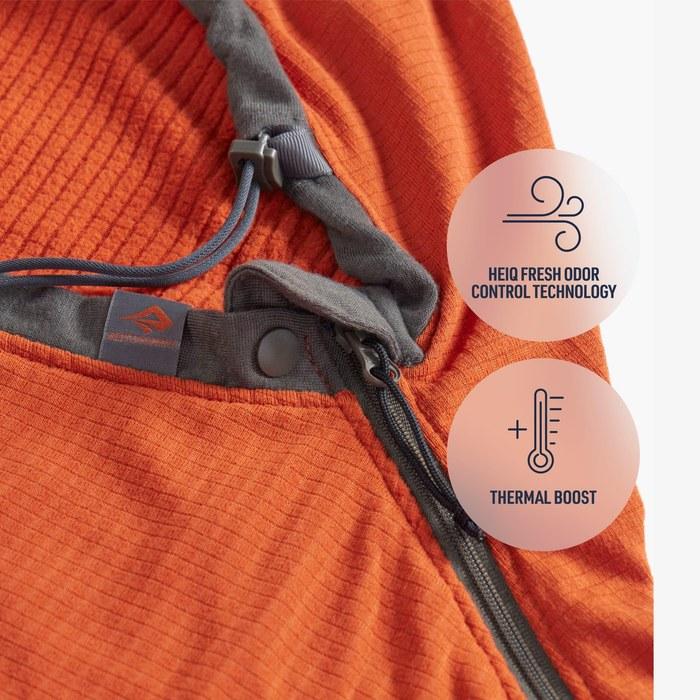Sea To Summit Reactor Sleeping Bag Liner, Fleece Standard (85 X 31.5"). Orange 85 X 31.5