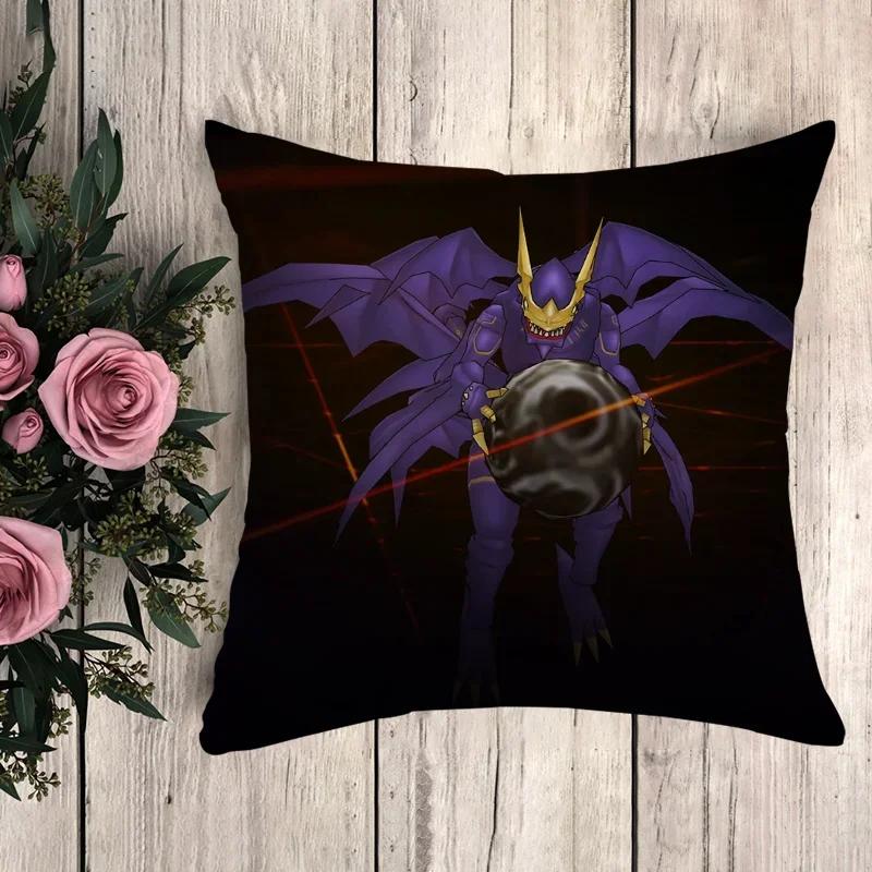 Pillow Digimon Decorative Pillowcase Decor Cushion Cover Luxury Throw Pillows Sofa Cushions Car Decoration Pilow Cases