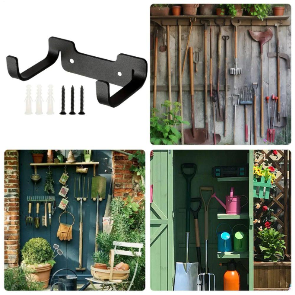 Heavy Duty Wall Mount Hanger Space Saving Wall Mount Garage Organizer Metal Wall Bracket Utility Hanger Trimmer Rack