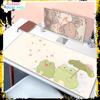 Cute frog rubber HD Mouse Pad Large Computer Cartoon Anime Gamer player Keyboard XXL MousePad Laptop Gaming Accessories Desk Mat