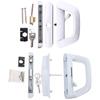 Easy Installation Patio Door Handle with for Key Zinc Alloy White/Black Door Han