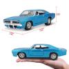 1969 Dodge Charger Blue Diecast Model Car R/T 125
