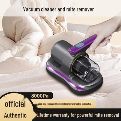 Rechargeable Handheld Mite Remover Vacuum with Strong Suction and Sterilizer for Home Use