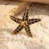 1 Paio di Orecchini a Stella Marina da Donna, Orecchini a Bottone Stella Marina Boho Beach, Accessori Gioielli a Tema Estate per Vacanze