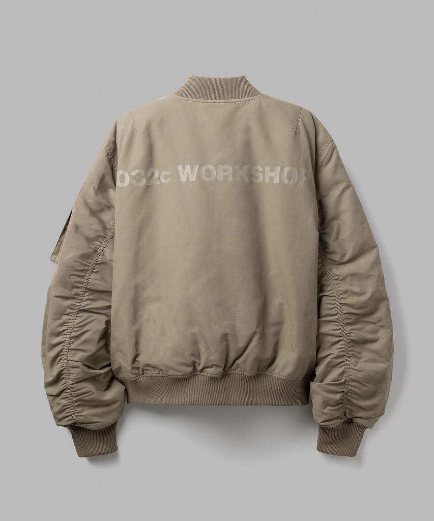 032C (U) Workshop Bomber Jacket Sepia Grey
