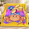Dog Man Blanket Flannel Blanket Soft Cozy Plush Throw for Sofa Bed Lightweight Home Decoration Outdoor Camping