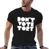 Dont Vote Tory (White) Tshirt Sweat Absorbing Sports Tee Shirt