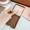 Wrist Strap with Small Screen Phone Case for Samsung Galaxy Z Flip 7 FE 6 5 Flip7 Flip6 Hard Shell Hinge Protective Cover