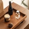 Rechteckige Gongfu Teeschale Massivholz Schmuckaufbewahrungstablett Japanischer Stil Holztablett Teetisch