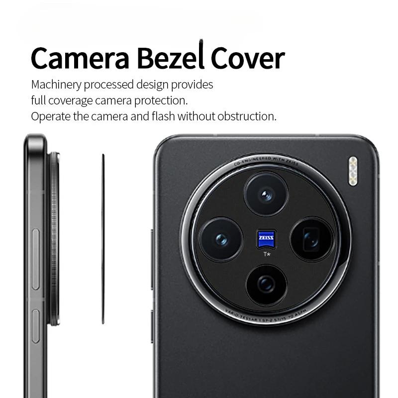 For Vivo X200 Pro Mini Rear Camera Lens Cover Case for VivoX200 X200Promini Back Aluminum Alloy Metal Camera Protector Ring Film