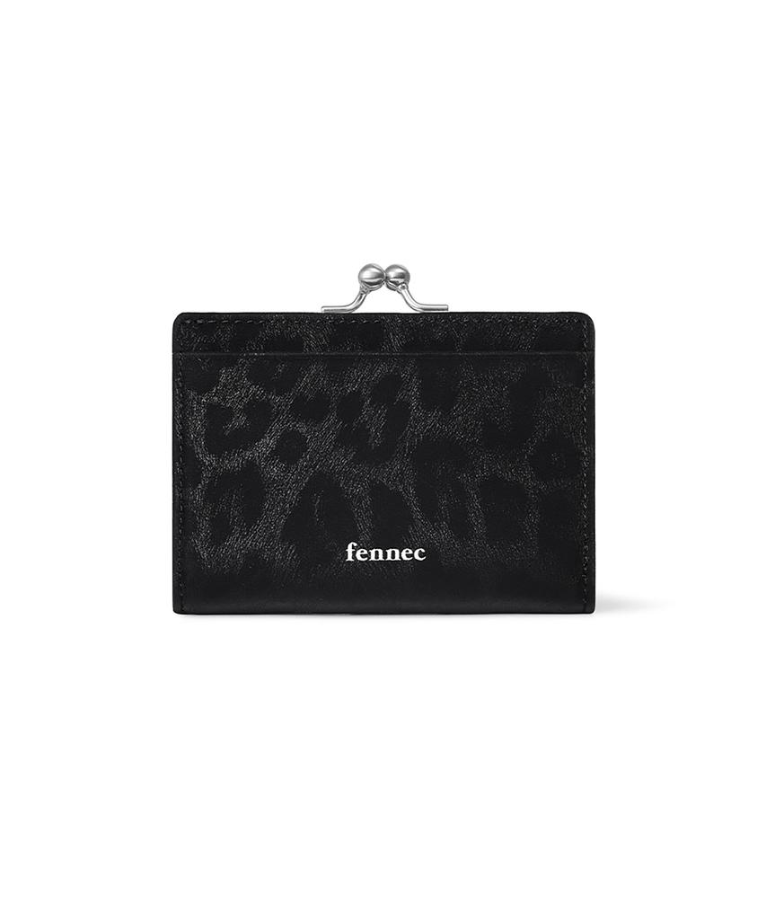 Fennec Hearty Frame Bridge Wallet - Leopard Black