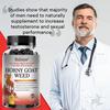 Horny Goat Weed Capsules 120 Count, Maca Root & L‑Arginine Complex, Natural Energy Herbal Supplement