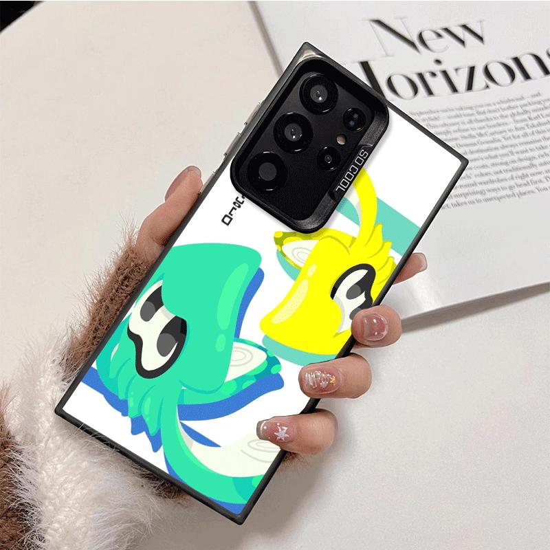 S-Splatoons Game Shockproof Phone Case for Samsung Galaxy S26 Edge S25 Ultra S24 FE S23 Plus S21 Cover Anti Fall Fundas