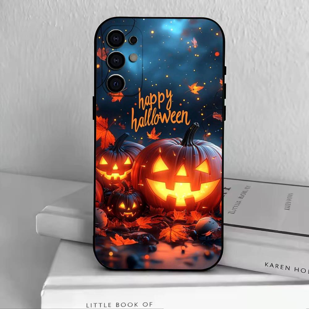 Halloween-HH Phone Case For Samsung S25,S24,S21,S22,S23,S30,Ultra,S20,Plus,Fe,Lite,Note,10,Black Cover
