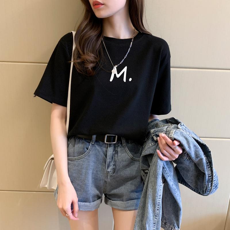 

Summer women s clothing 2025 new trendy loose design sense niche women s t-shirt short sleeves ins on clothes XXXL