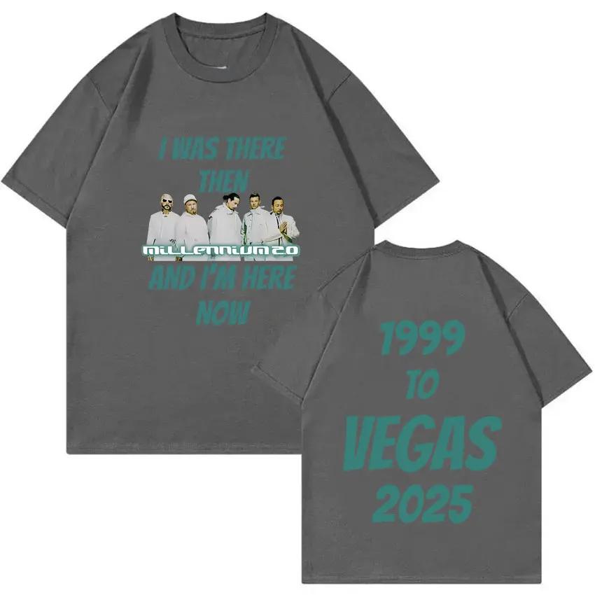 

Rock Brand Backstreet Boys I Was There Then Millennium Tour 2025 Tshirt Unisex Women Fashion Vintage T Shirts Unisex Casual Tshirt S