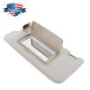 Driver Side Beige Front Sunshade with Light Mirror for Maxima 2016- Nissan