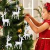 Acrylic Transparent Elk Pendant Christmas Decoration Elk Ornaments Small Tree Atmosphere Layout Pendant