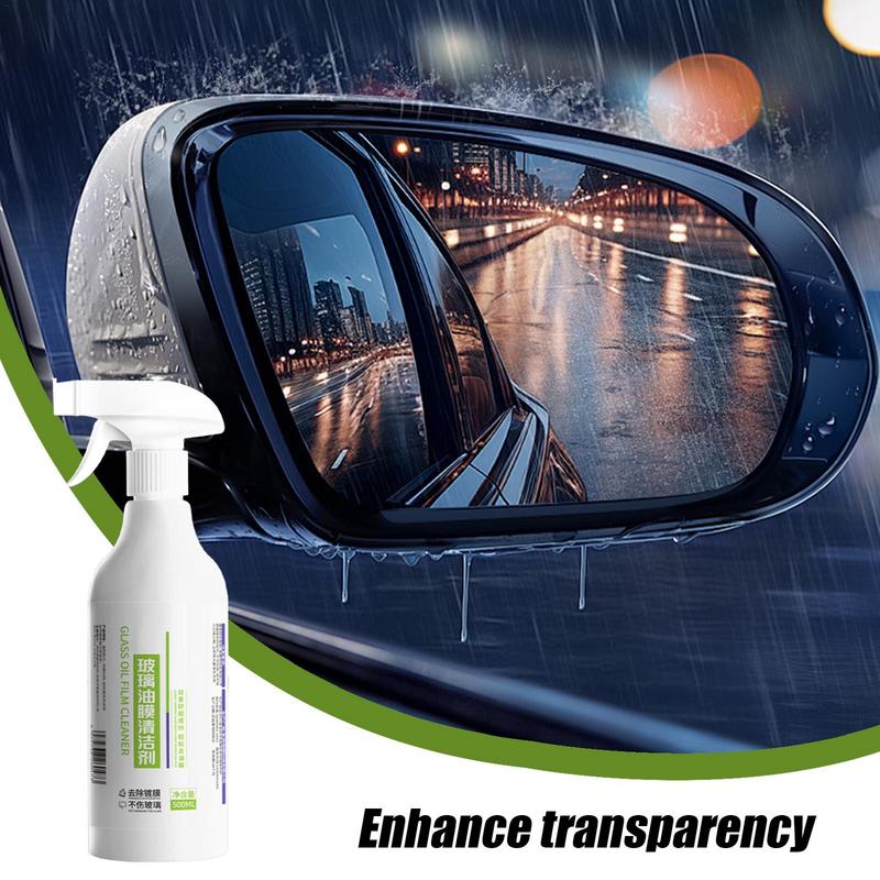 Glass Oil Film Remover For Car Glass Cleaner Oil Film Cleaner Windshield Cleaner Spray Auto Glass Coating Cleaning Tools