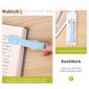 3Pcs Automatic Bookmark Clip Soft Silicone Book Clip Easy Page Marker Smart Bookmark Silicone Revolutionary Book Page Marker
