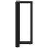 Vidaxl Nogi Do Stołu Barowego, 2 Szt., Czarne, 50X35X(90-91) Cm, Stal