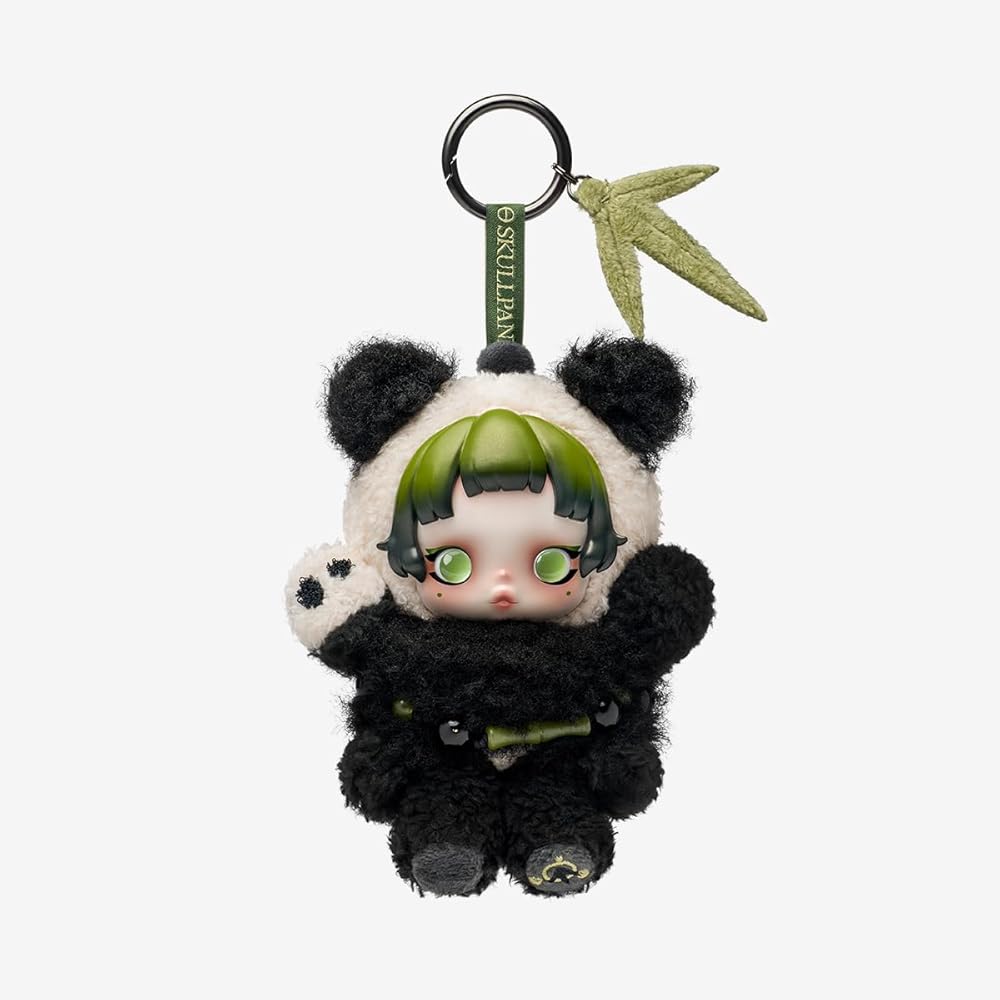 

Pop Mart Skullpanda Lazy Panda Plush Pendant Collectible Toy Gift