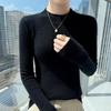 Women’s Versatile High-Neck Wool Sweater - 100% Pure Wool, Ideal Base Layer for Autumn/Winter 2026