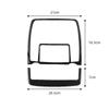 2Pcs Carbon Fiber Car Reading Light Stickers Trim Cover For BMW X5 X6 2008-2013 Car Accessories Interior