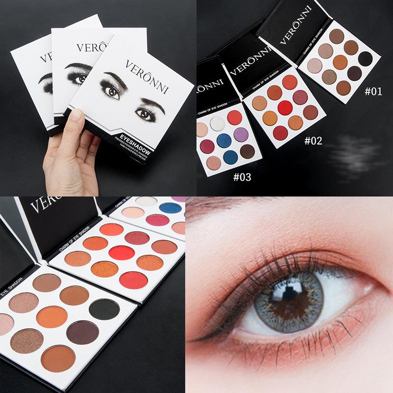 

Косметика для макияжа Тени для век 9 цветов Палитра теней для век Перламутровый блестящий матовый телесный макияж Цвет земли Тыквенный цвет земли