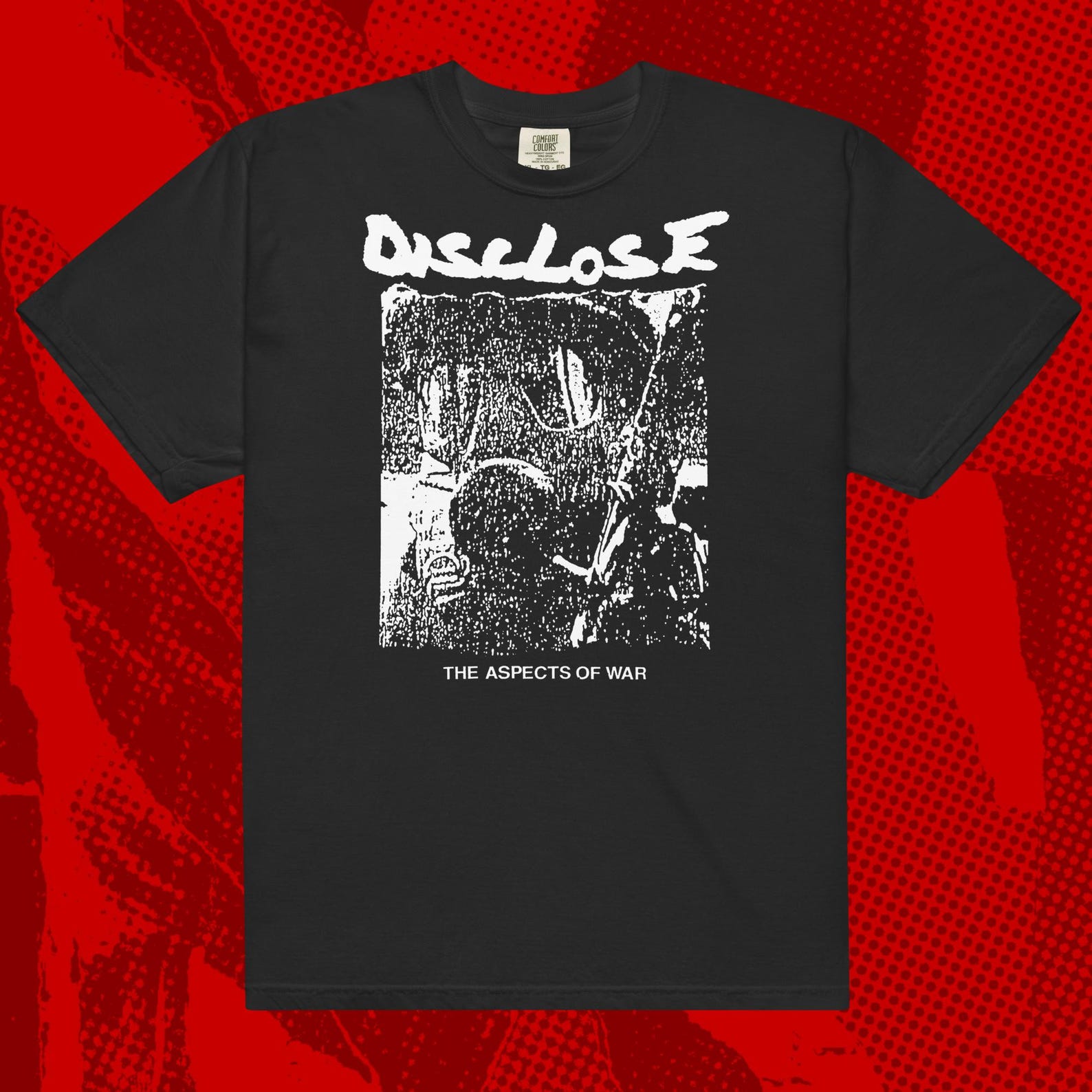 Disclose Aspects of War T-Shirt | Crust D-Beat Discharge Tragedy Punk Hardcore 3XL