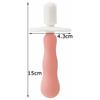 Skater Baby Silicone Toothbrush, 9.6cm, Pink, TBSL1