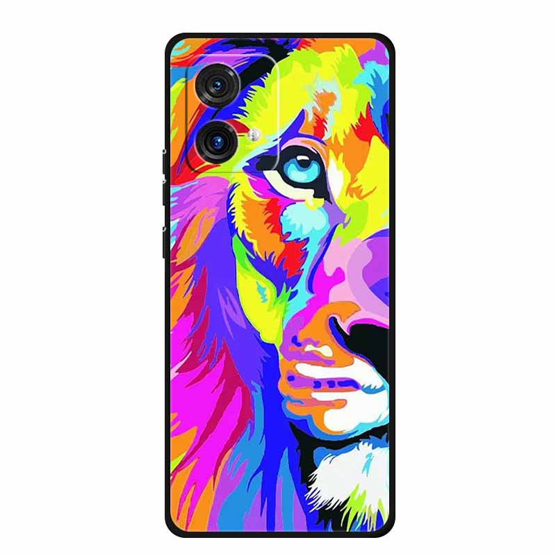 Per Motorola Moto G84 G54 5G Custodia Lusso TPU Morbido Silicone Cover Posteriore per Moto G54 MotoG84 Protettiva Antiurto Fundas