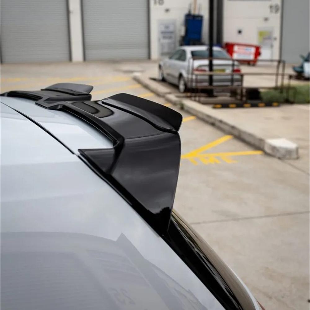 Para oettinger extensões de spoiler de telhado abas asa traseira caber vw golf 7 mk7 7.5 r gti gtd R-LINE E-GOLF 2012-carbono