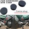 Para Kawasaki GTR 1400 Matte Black Frame End Caps 2008 2009 2010 2011 2012 2013 2008-