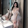 Sexy Lingerie Sexy White Perspective Veil Free Wedding Dress Set Bridal Uniform Temptation Pure Desire To Tease Hot