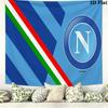 SSC Napoli Wall Tapestry Aesthetic Wall Hanging Printed Fabric Blanket Decorative Tapestries for Bedroom Living Room Home Decor