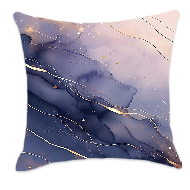 New Dreamy Gold, Pink, Blue and Purple Gradient Color Pillow Back Home Bedroom Bedside Sofa Cushion